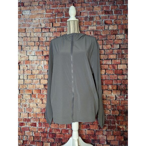 Z BY ZELLA NEW Traction Training Jacket in Grey Shade Men's M - Picture 2 of 5